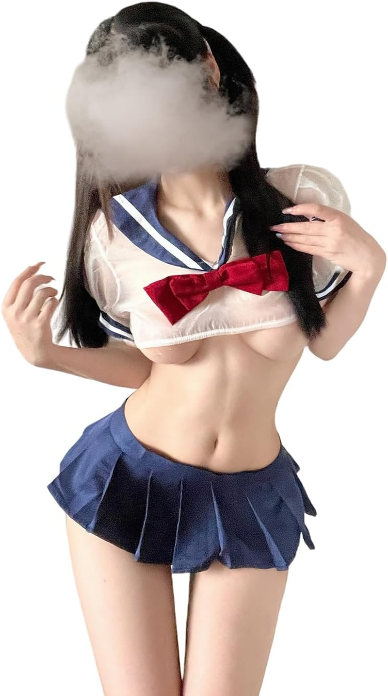 Lurezone Women'S Anime Lingerie Japanese Schoolgirls Uniforms Cosplay Sexy Sports Clothing