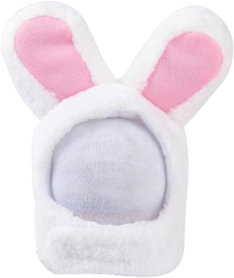 LERTREE Pet Bunny Ears Hat, Plush Rabbit Cosplay Headdress for Puppy Cat Easter Party Headwear image number 1