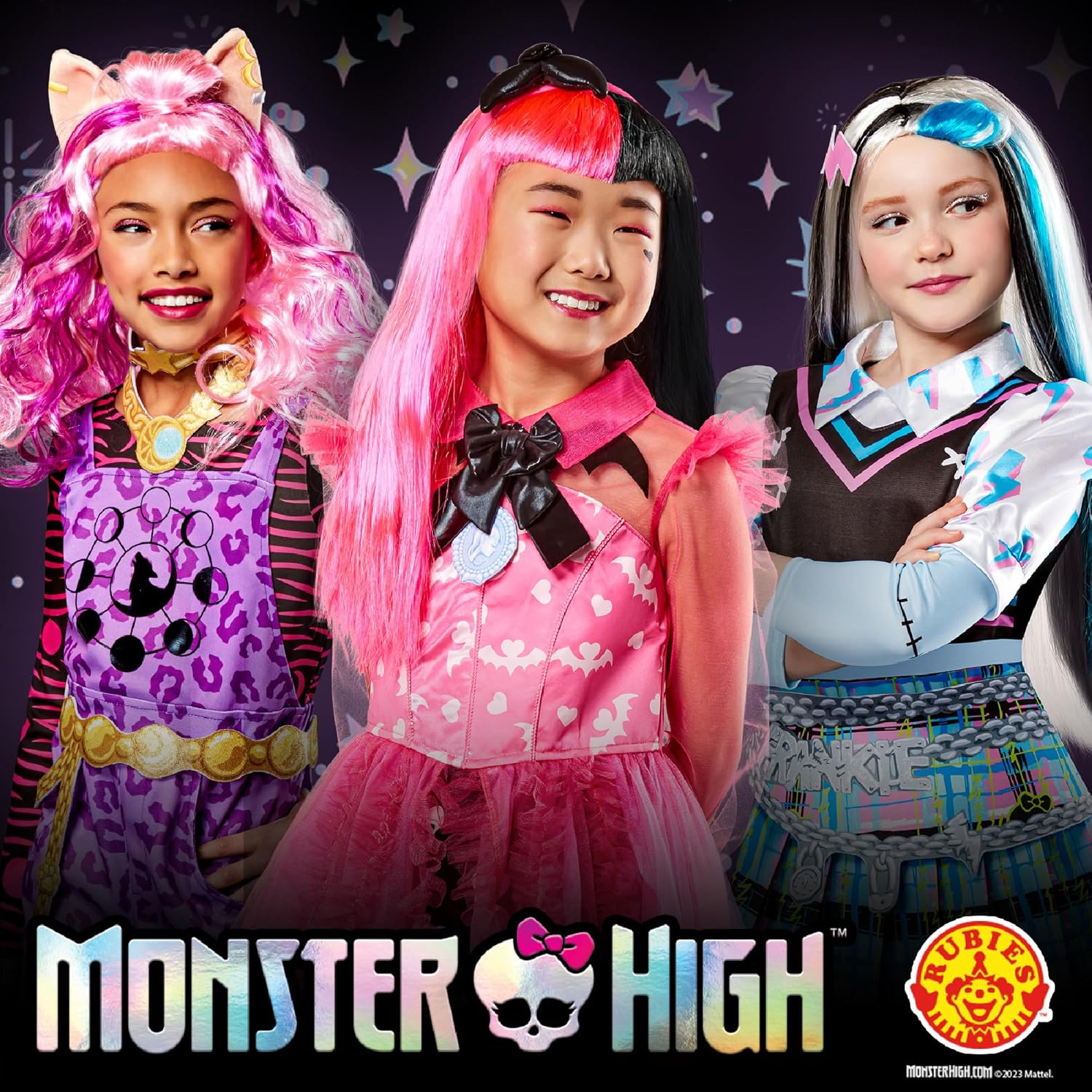 Draculaura Wig for Kids - Monster High image number 4