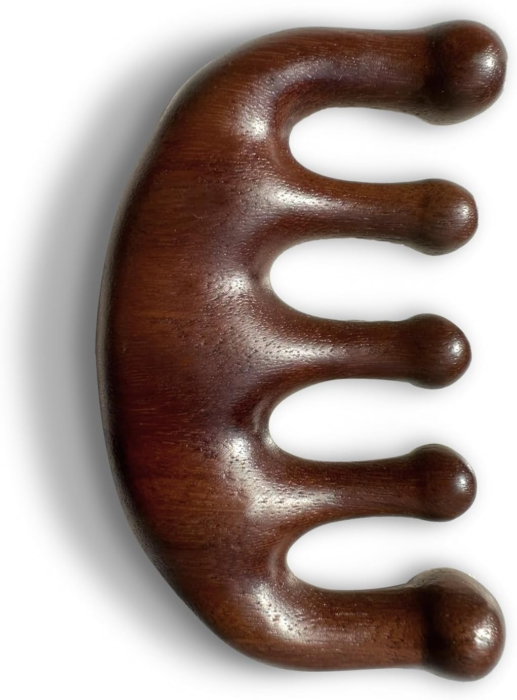 Cureder Wooden Scalp Massager - Handmade 100% Natural Green Sandalwood Wide Tooth Combs - Wood Massage Comb & Sandalwood Comb for Luxurious Hair Care image number 5