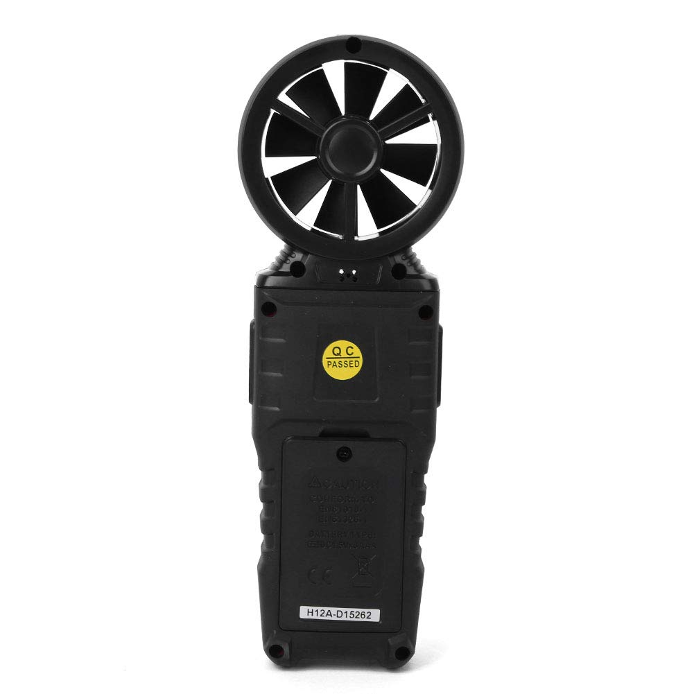 Cryfokt Digital Anemometer, Handheld Wind Speed Meter with HD LCD Display, Air Tester Data Hold Wind Speed Meter for Measuring, Weather Enthusiasts or Professionals image number 2