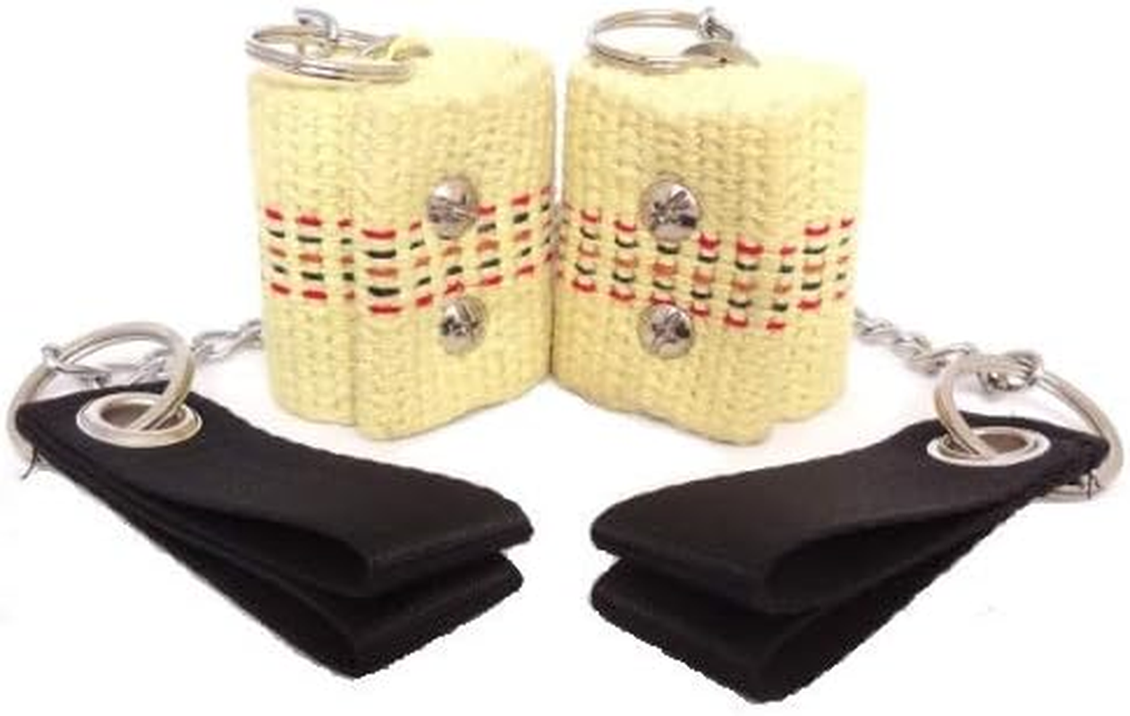 JD Beginner 50Mm Fire Poi - Basic Fire Poi Set - Includes Cascade Juggling Bag