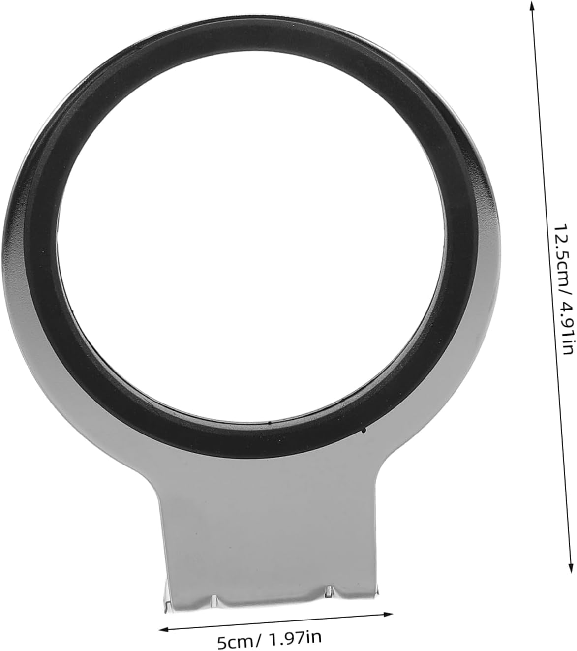 Minkissy Hair Dryer Holder Stand Wall Mount Bracket for Hair Dryer Adhesive Hooks Heavy Duty Stylish Metal Organizer for Salon Home image number 1