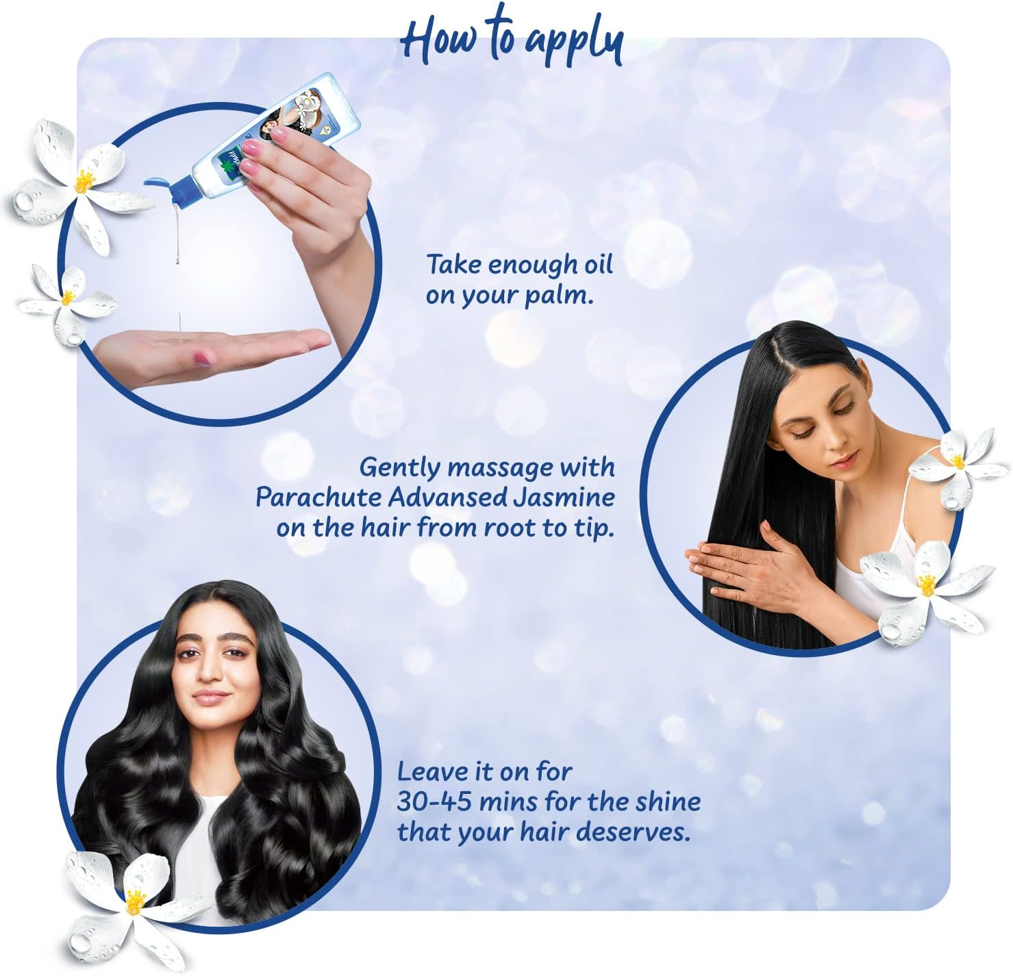 Parachute Advansed Jasmine Coconut Hair Oil, 500Ml image number 3