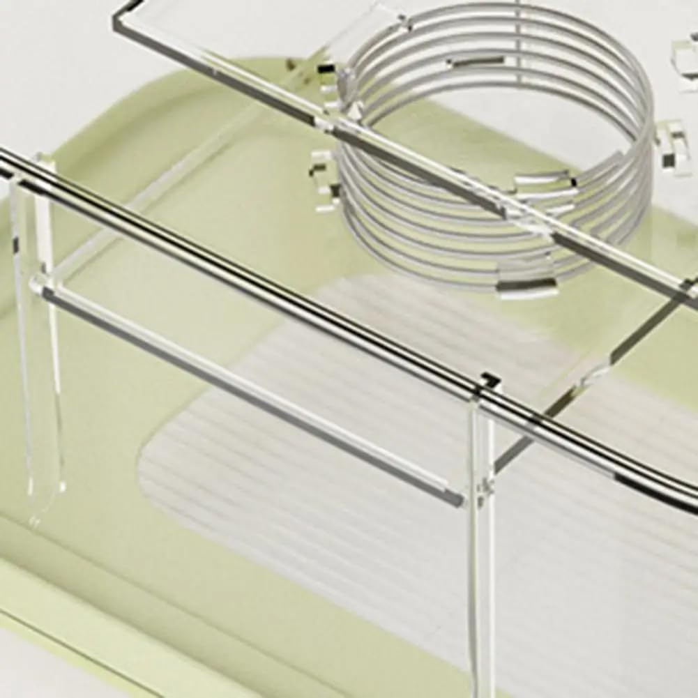 Wall-Mounted Wet Wipes Holder Wall Mounted Wet Wipes Dispenser Box with Capacity Easyopen Spring Plate Multifunctional A image number 3