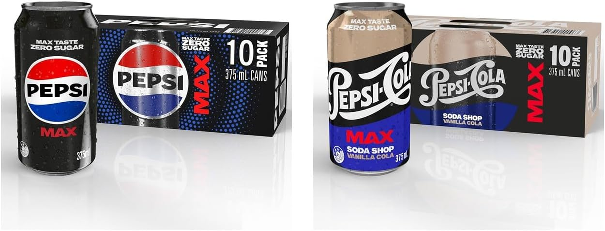 Pepsi Max Variety Pack: Classic & Vanilla Edition