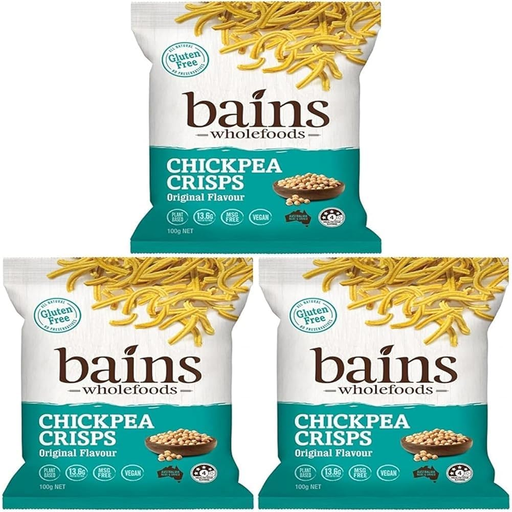 Bains Wholefoods Original Chickpea Crisps 100 G image number 1