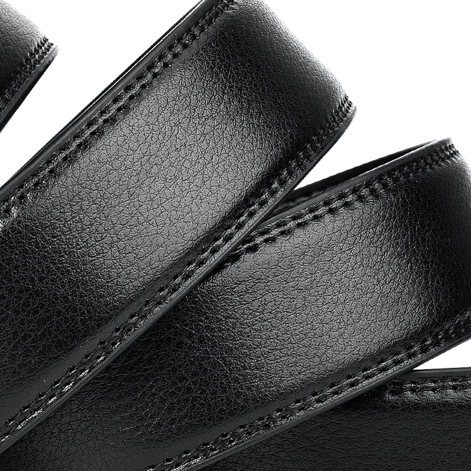 Ekdirect Pack of 2 Men'S Replacement Belt without Buckle Leather Automatic Belt