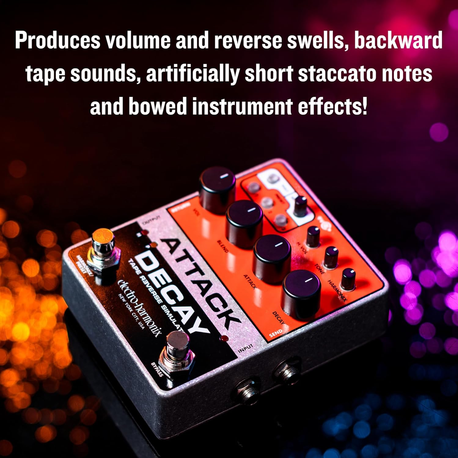 Electro Harmonix Attack Decay Effects Pedal