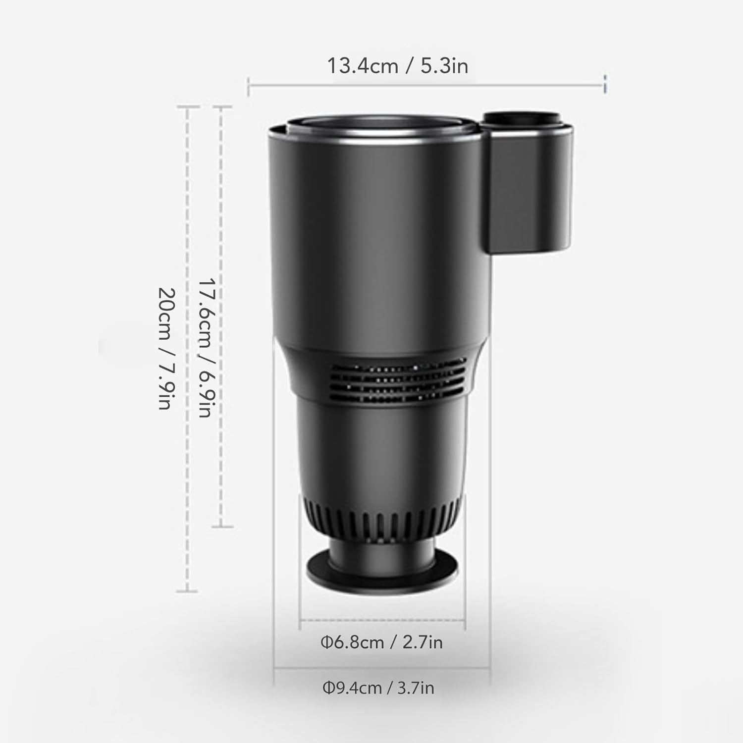 Gernie 2 in 1 Car Cup Warmer Cooler, 12V Smart Car Cup Mug Holder Portable Car Heating Cooling Cup, Perfect Car Tumbler Holder for Car, Office, Travel, Truck, Gernieaciob1Zkxv image number 5