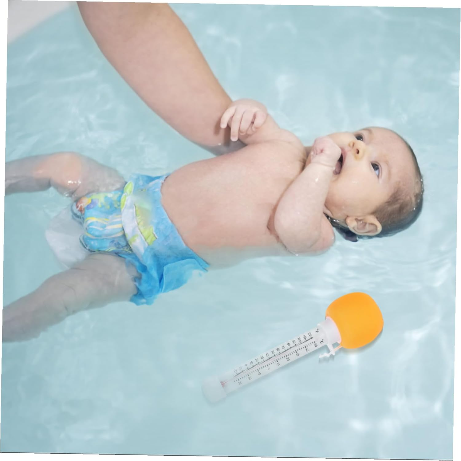 Floating Pool Temperature Indicator Easy Read Water Thermometer for Swimming Pools Hot Tubs Bath Thermometer for Newborns