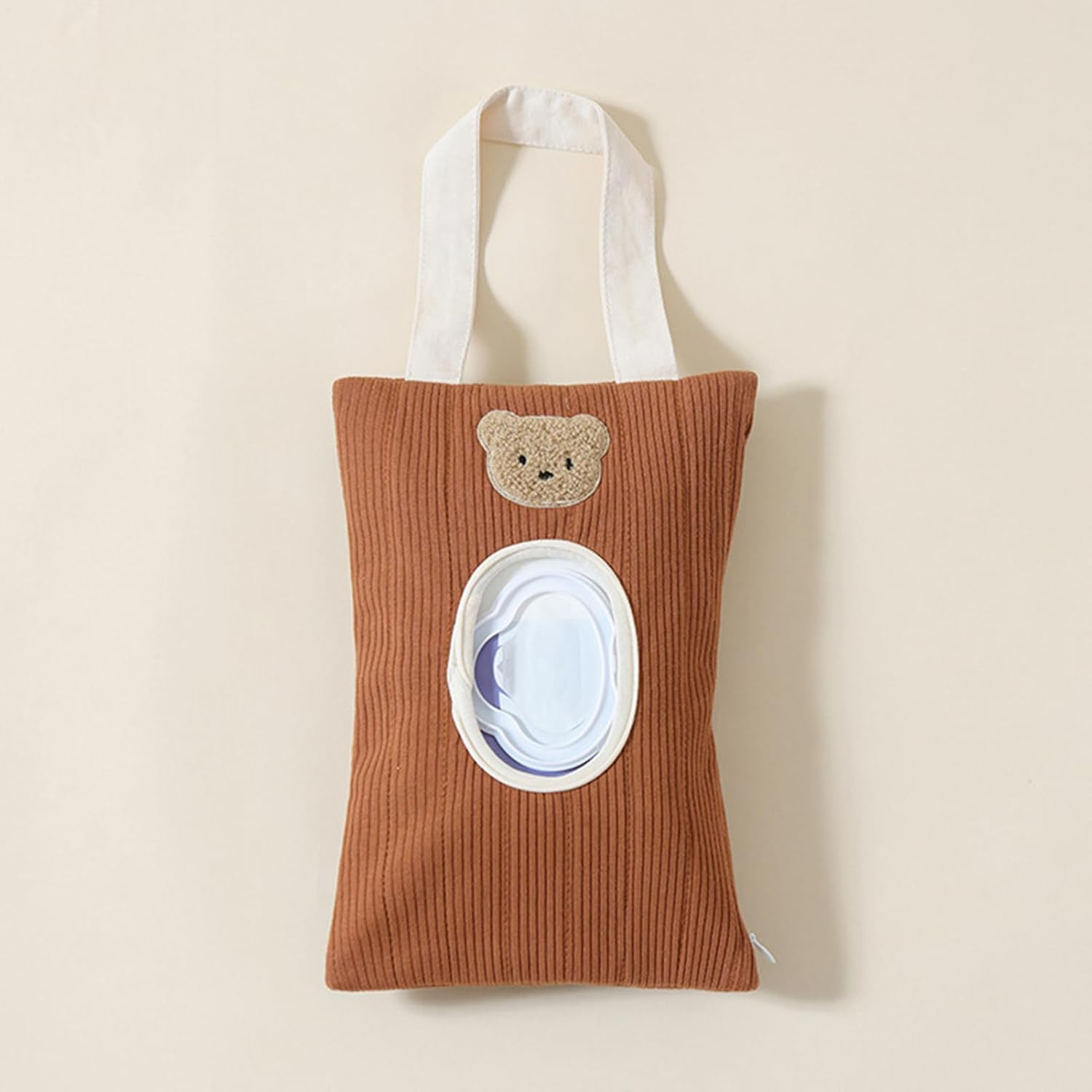 Refillable Wipes Container - Keeps Wipes Clean Dispenser,Portable Hangable Container Bag for Travel Organizing Storage Bathroom Wall Home Kitchen image number 2