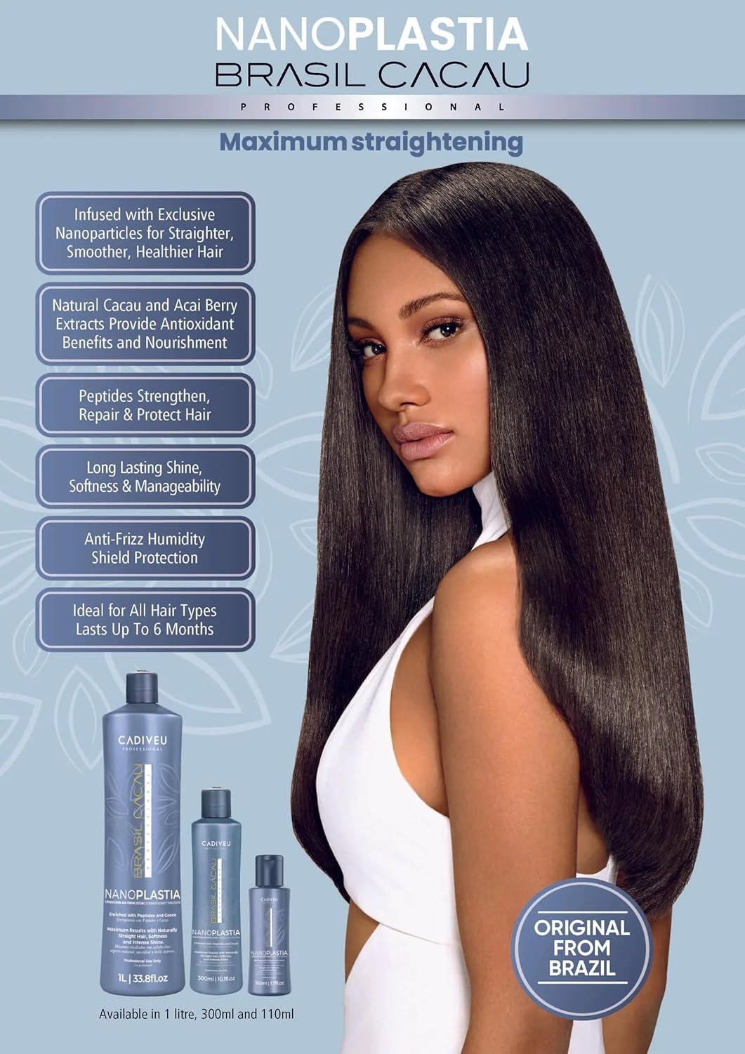 Brasil Cacau Nanoplastia Straightening Treatment 300Ml image number 2