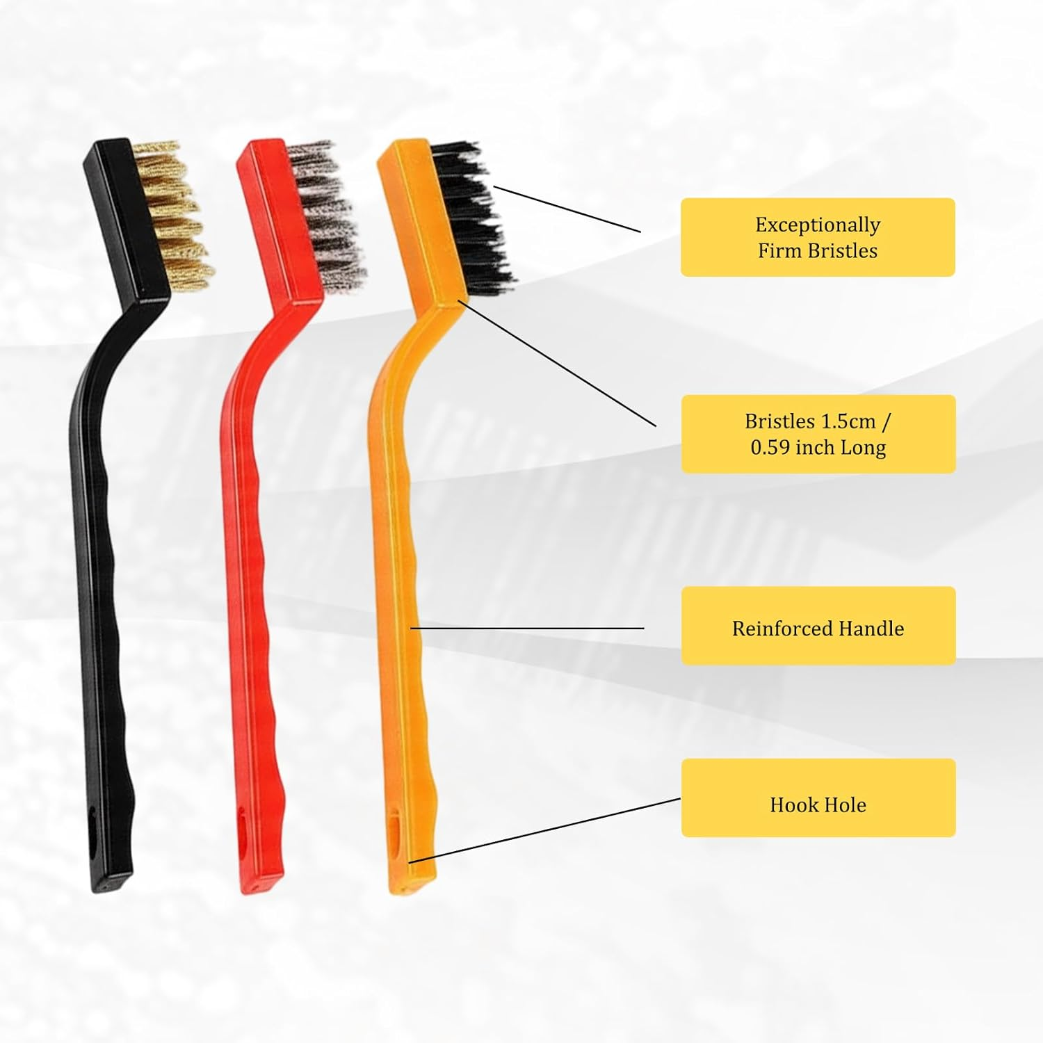 9-Piece Setcleaning Brush, Crevice Cleaning Brush and Grout Cleaner for Household & Cleaning, Multi-Purpose Scrubbing Brush for Bathroom, Shower, Kitchen, Toilet Cleaning Tools, Home Essentials image number 2
