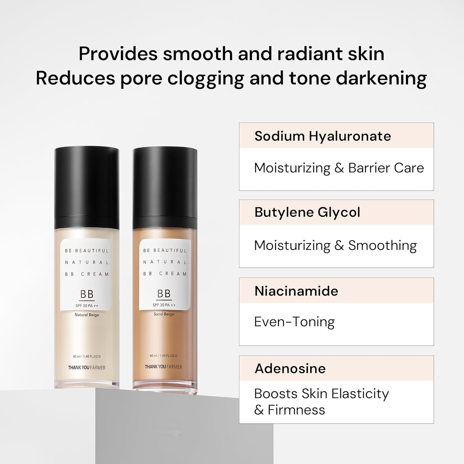 THANK YOU FARMER Be Beautiful Natural Bb Cream 40Ml image number 5