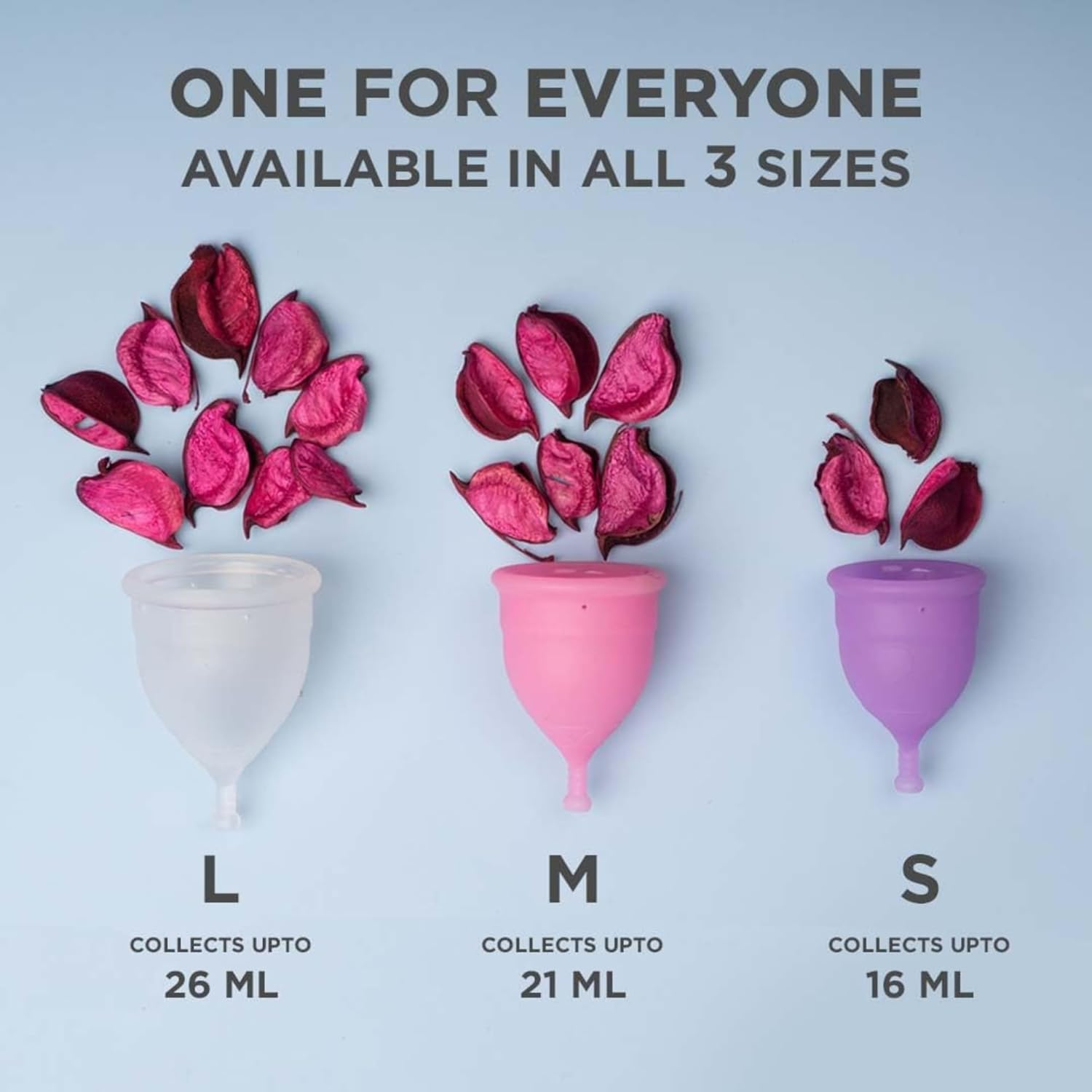 PEE SAFE Menstrual Cup (Small), Suitable for 18 Years & Below, Period Cup, 100% Medical Grade Silicone, Menstrual Cup, Comes with Travel Friendly Pouch | Leakage Proof & Infection Free image number 4