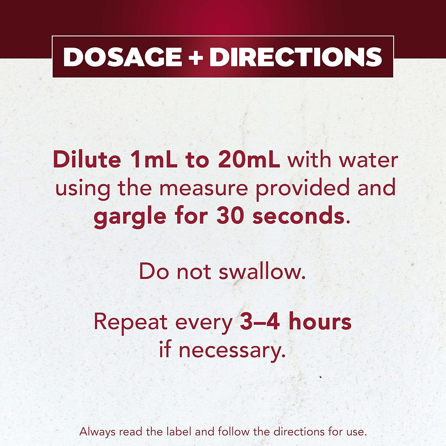 Betadine Sore Throat Gargle Concentrated - Kills Bacteria That May Cause a Sore Throat, 40ML image number 3
