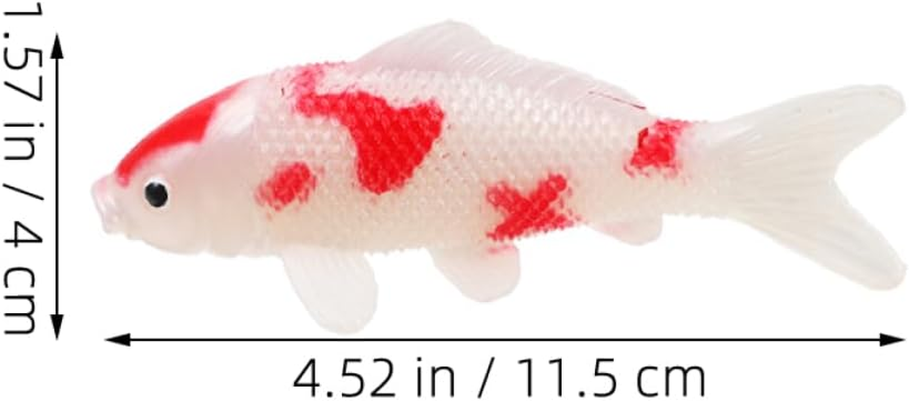 Abaodam 2Pcs Artificial Fish Model for Aquarium Decoration Realistic Floating Fish Figurines for Home and Garden Faderesistant Ornamental for Tanks and Aquatic Scenes image number 2