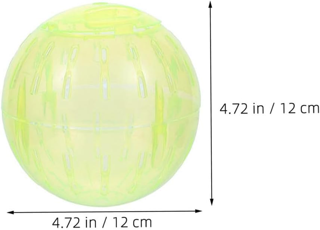 Hamster Running Balls,Hamster Exercise,Guinea Pig Exercise,Rat Exercise Ball Chinchilla Toy,Small Animal Exercise Balls,Transparent Balls for Relieves Boredom and Increases Activity ﻿