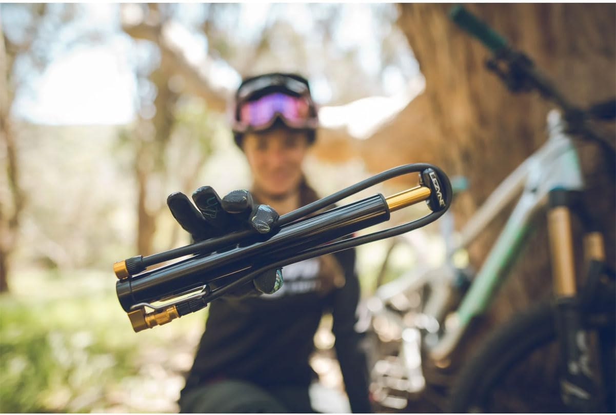Lezyne Micro Floor Drive HP/HPG Bicycle Portable Floor Pump, Road, Gravel Bike, High Pressure, ABS Flip Chuck, Presta/Schrader