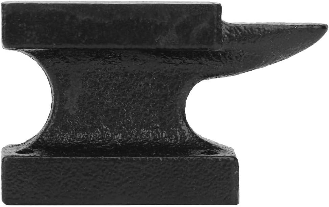 Cast Iron Anvil,Portable Blacksmith Anvil,Stable Workbench Anvil,Iron Horn Anvil Bench,High Hardness,Extra Large Feet,Secure Placement,For Flattening,Forming,Milled,Polished A image number 3
