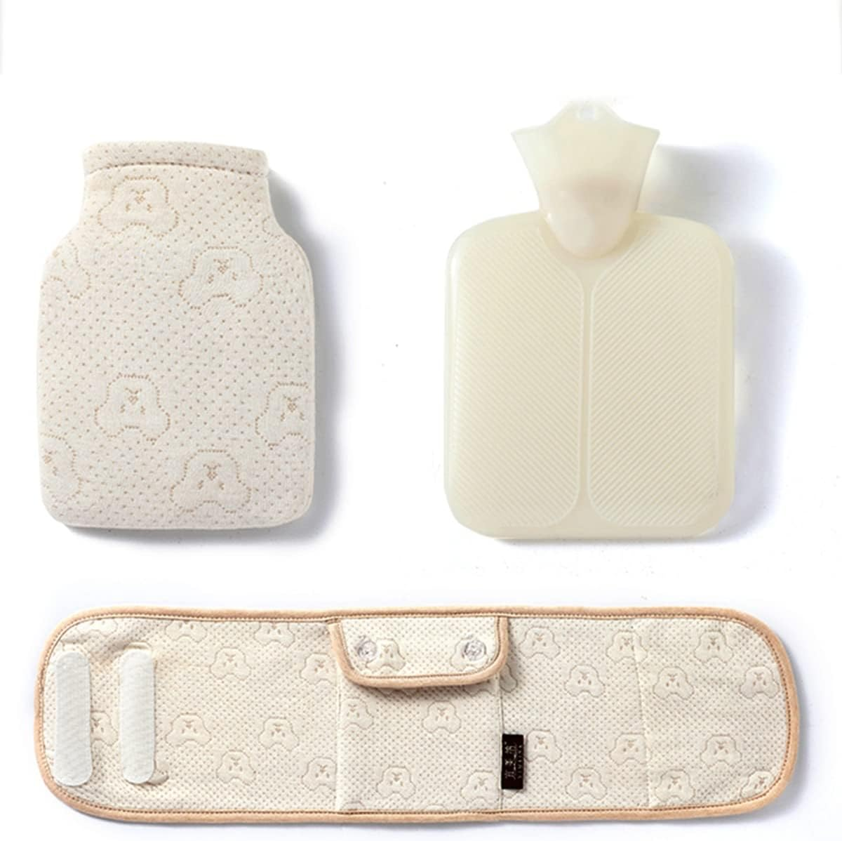 Baby Hot Water Bottle, Suitable for Newborns, with High-Quality Girth, Can Be Cold and Hot Compresses, Safe and Durable, Warm and Care for Babies. image number 2