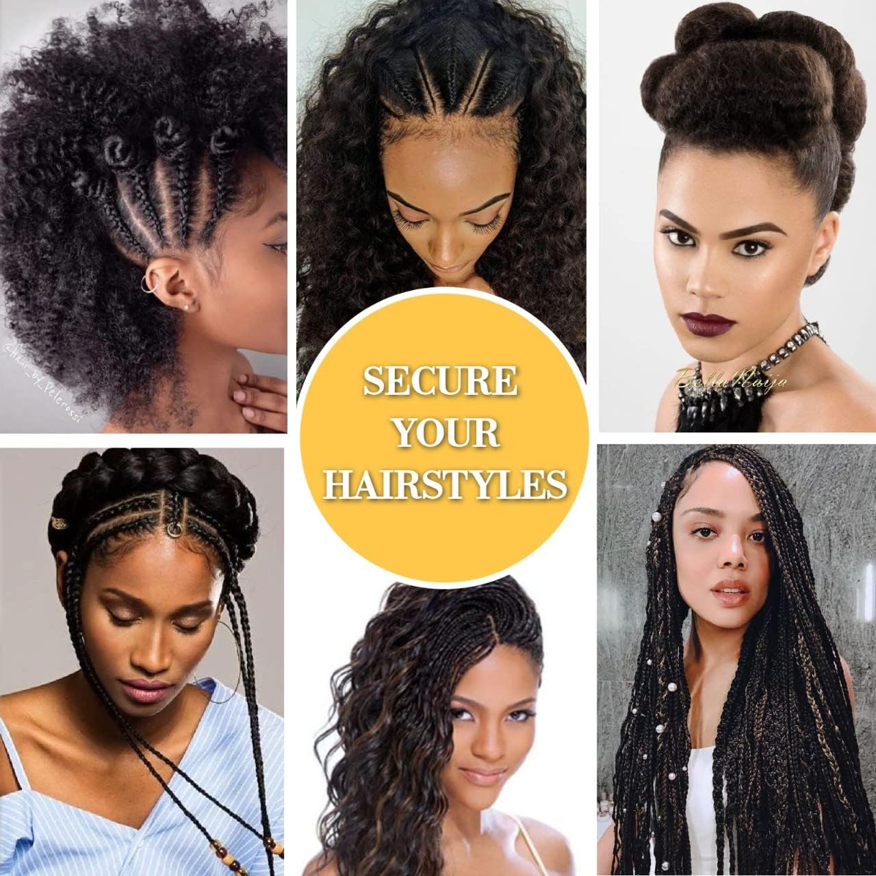 Royalty Headwear Silk Satin Bonnet for Women - Jumbo Extra Secure Non-Slip Satin Hair Bonnet for Sleeping, Bath - Black image number 2