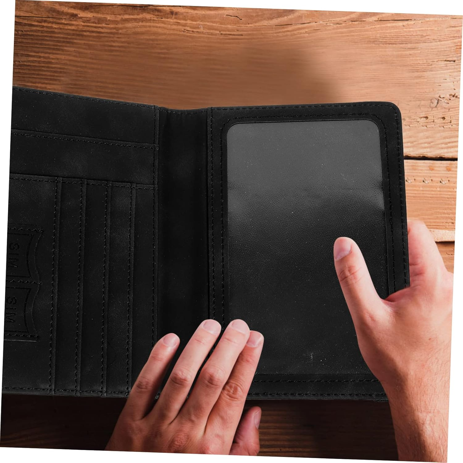 VANZACK Travel Holder Elastic Band Pu Map Design Multi-Card Slots Lightweight Travel Organizer for Tickets Id More image number 3