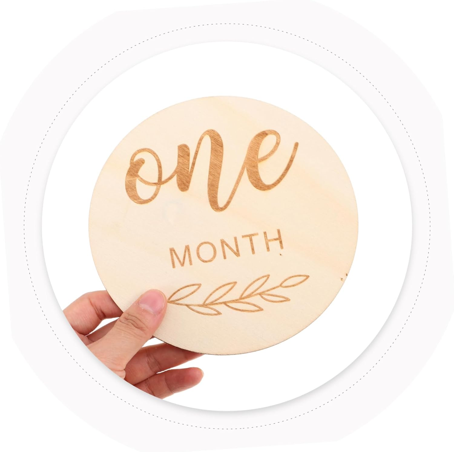 12Pcs Wooden Milestone Signs Monthly Milestone Cards for Photoshoot Newborn image number 2