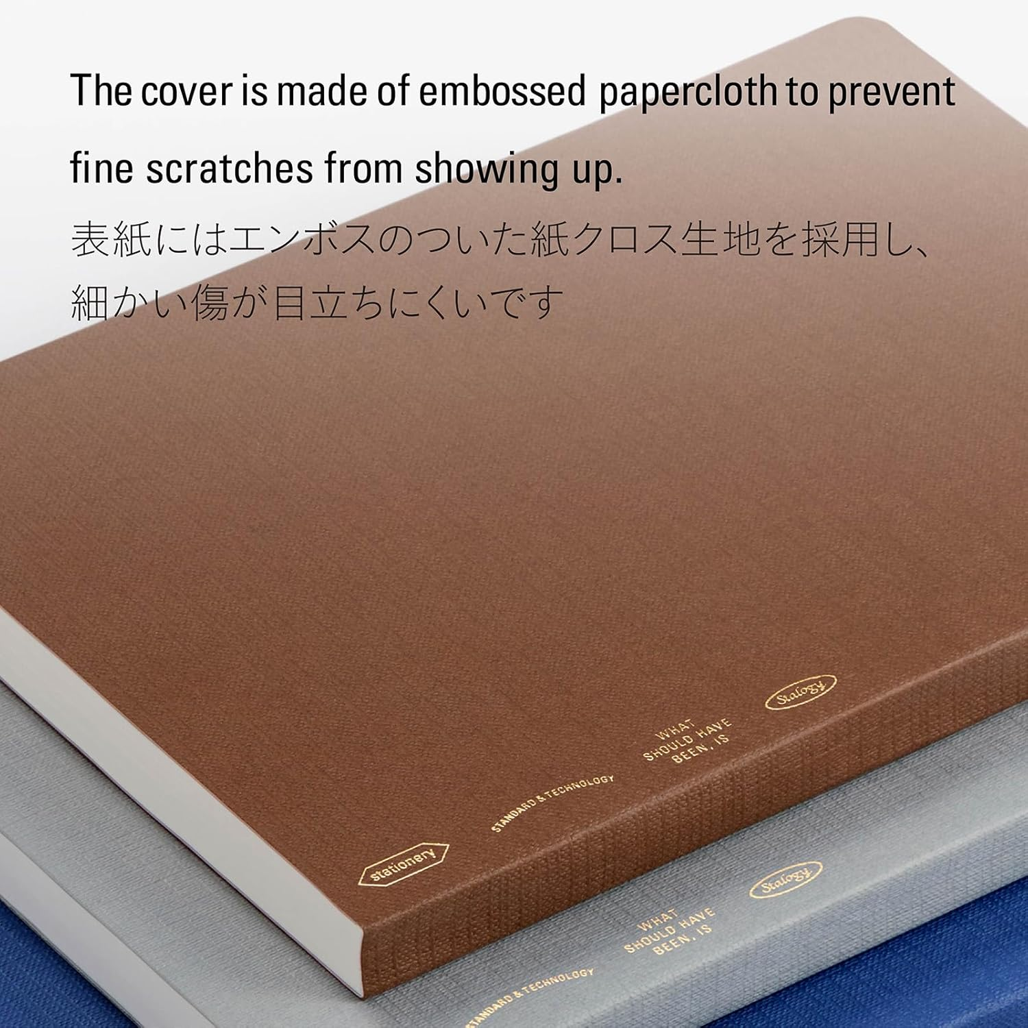 Nitoms SS0130 STALOGY Notebook, A5, Squared, 1/2 Ear, Cloud Gray image number 2