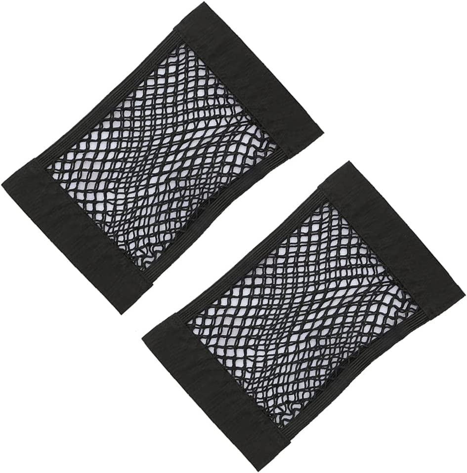 Storage Net for Car Trunk, Automotive Cargo Net for Truck Bed Elastic Nylon Mesh Universal Rear Car Organizer Net Car Seat Travel Bag Trunk Storage Roof Bag Mesh Pouch Bag image number 4