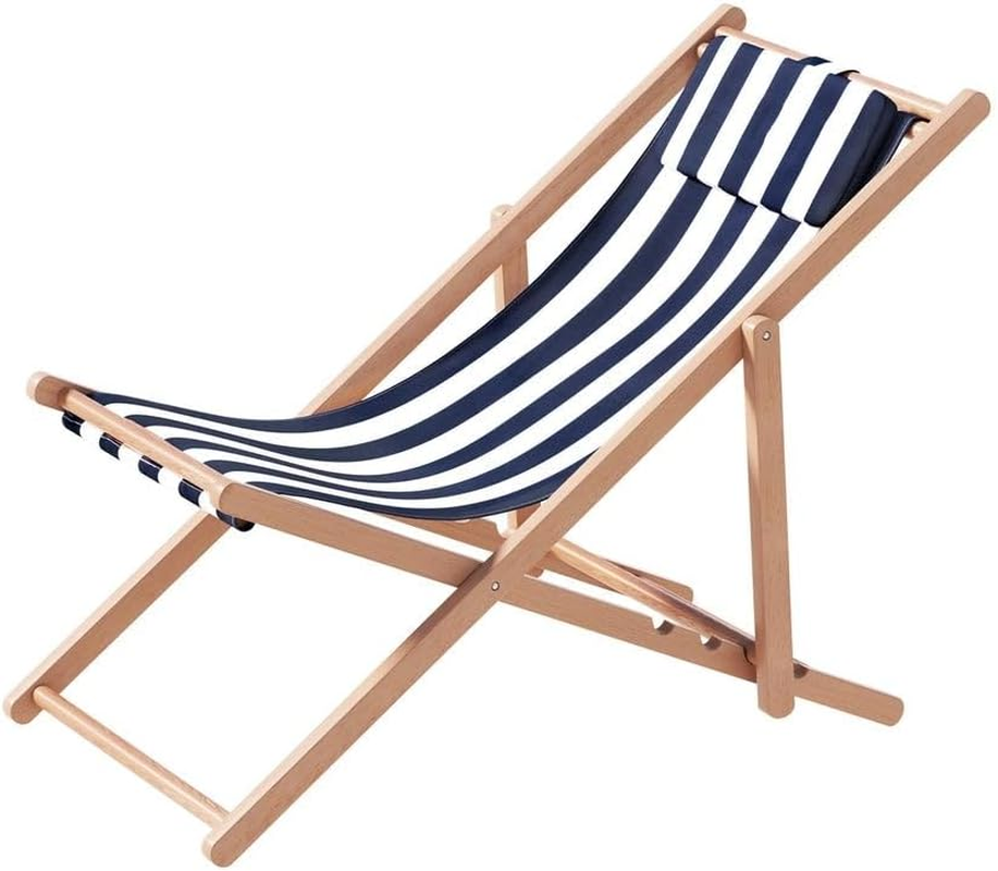 ARTISS Gardeon Outdoor Furniture Sun Lounge Beach Chairs Deck Chair Folding Wooden Patio image number 1
