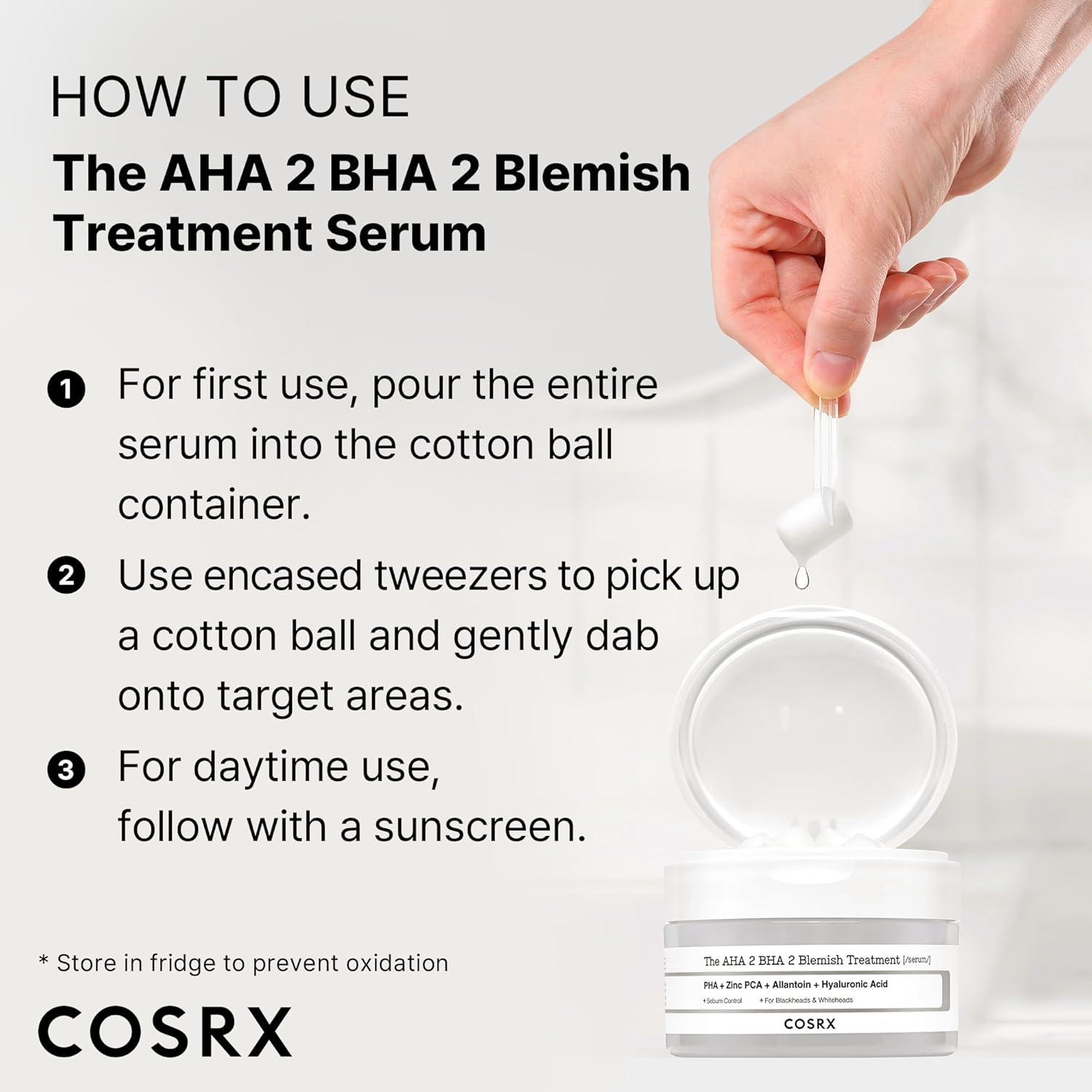 COSRX the AHA 2 BHA 2 Blemish Treatment Face Serum 120 G image number 2