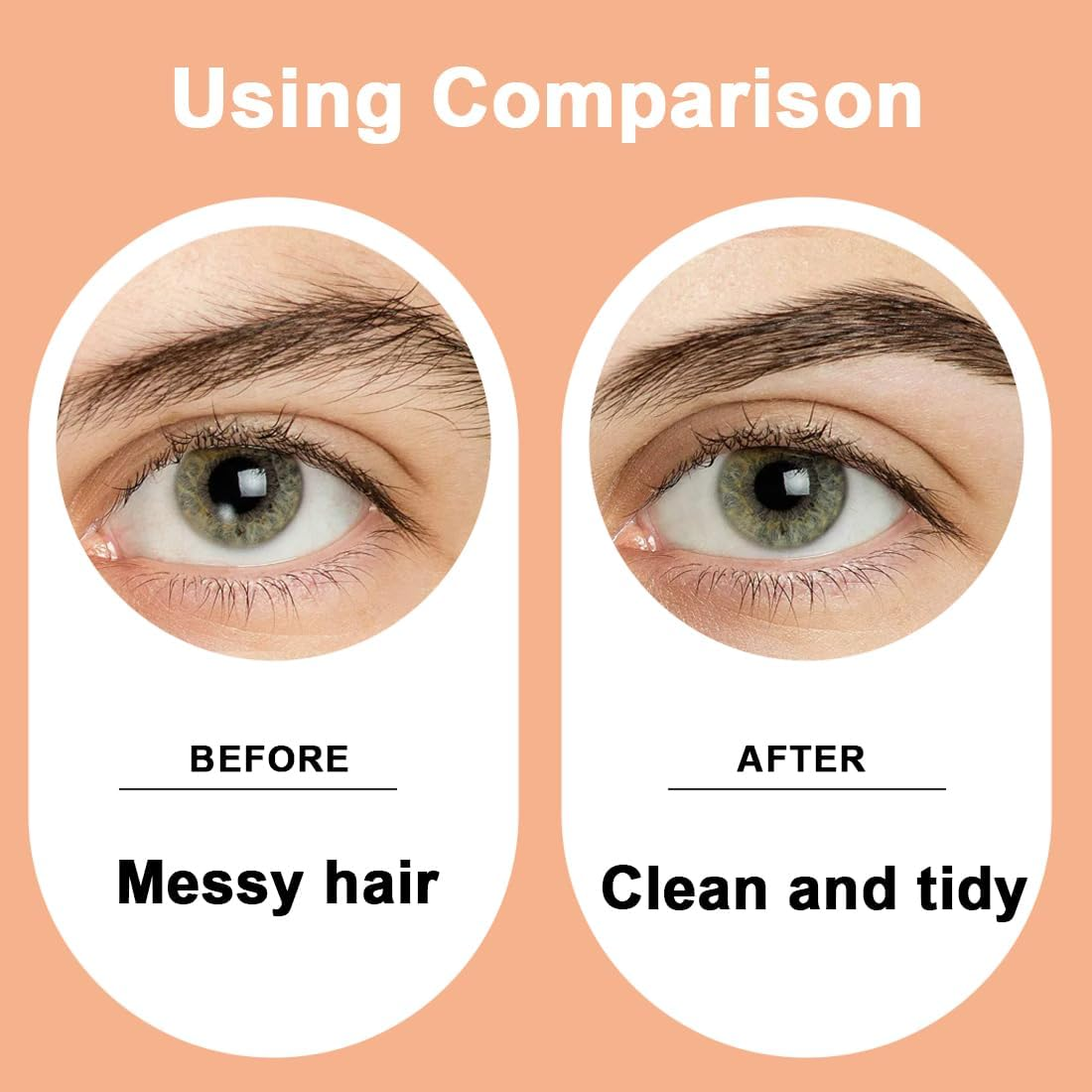 4 Pieces Eyelash Separator, Brow Brush and Eyelash Coil, Eyelash Comb Double Ended for Modifying Eyebrows and Eyelashes, Makeup Tools (Set of 4)