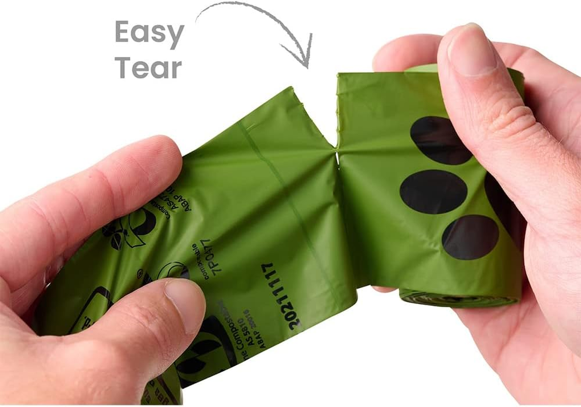 120X Oh Crap Compostable/Biodegradable Dog Poop/Poo Clean up Bags 23 X 33Cm image number 4