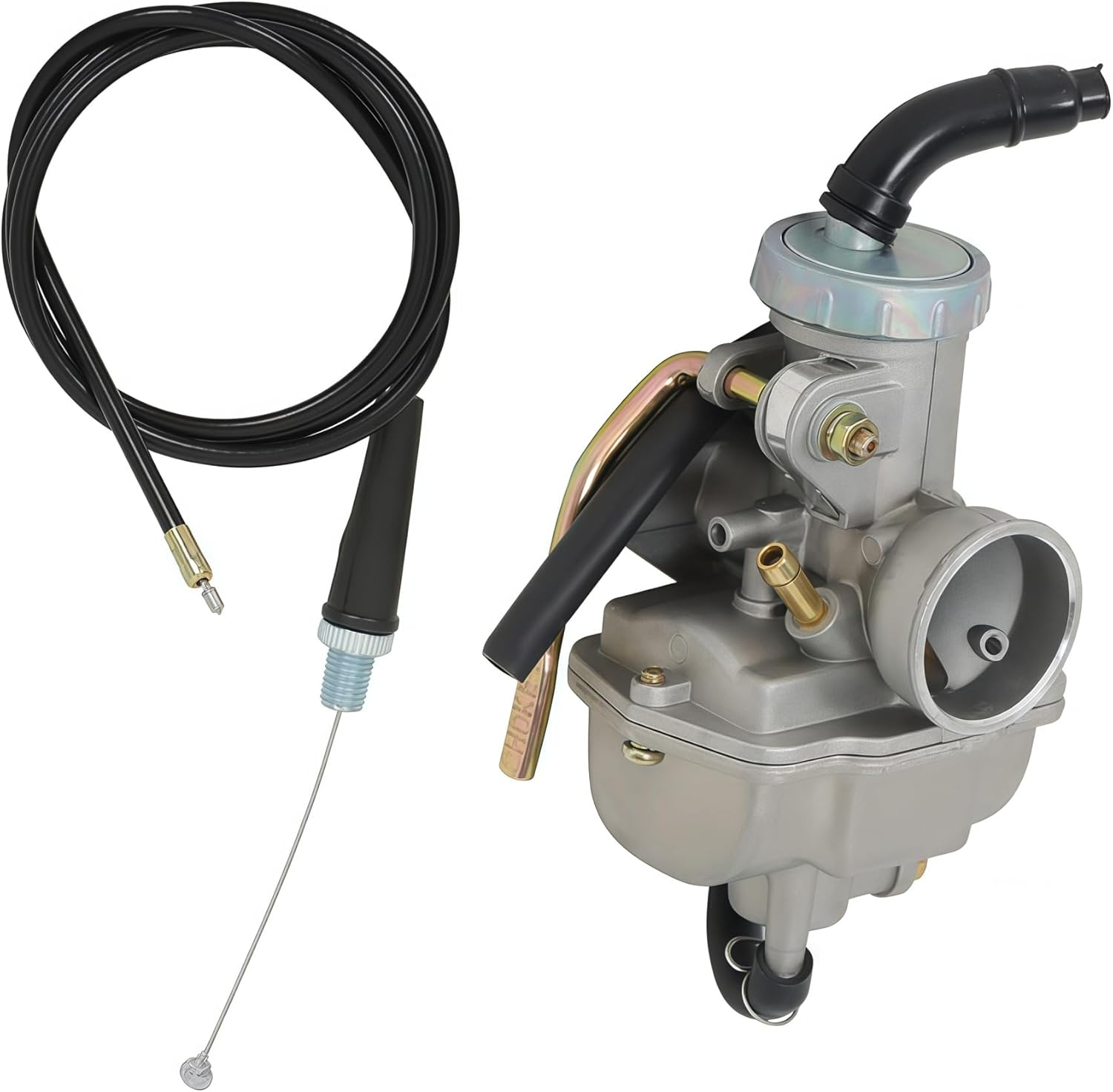 ALL-CARB Carburetor and Throttle Cable Replacement for Honda CRF80F XL70 SL70 XL75 XR80 XR80R Carb image number 6