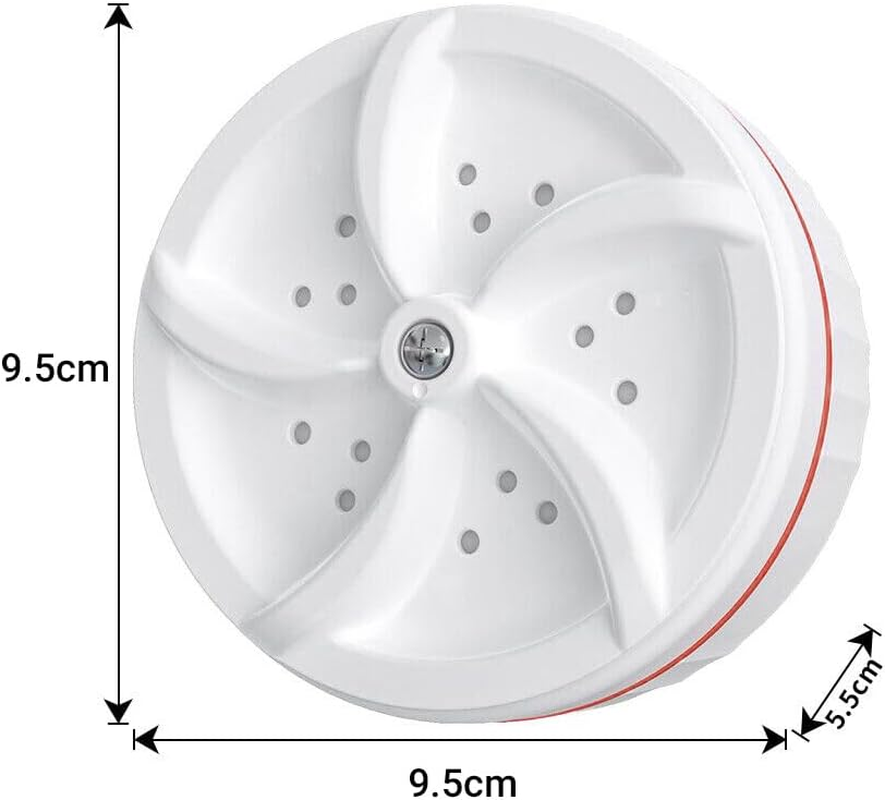 Personal Portable Washing Machine 3In1 Rotating Ultrasonic Turbine Washer USB AU image number 3