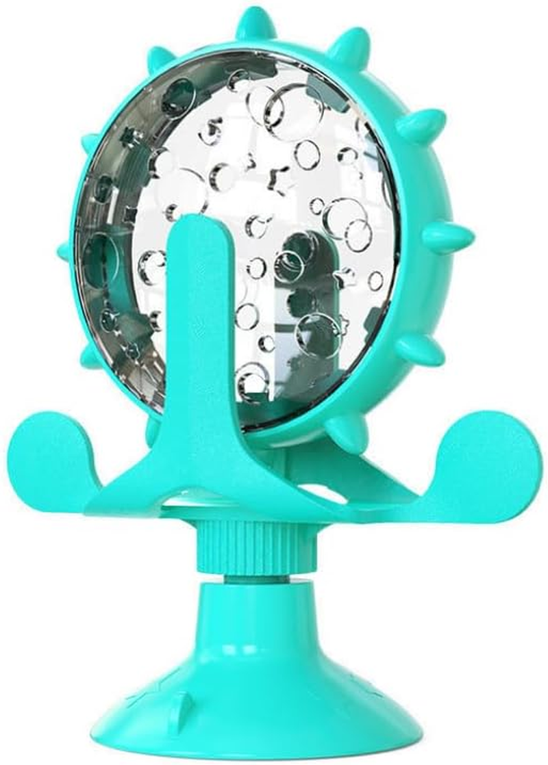 PELLUM Smart Cat IQ Boosting Puzzle Feeder, Interactive Cat Treat Puzzle, Engaging Interactive Cat Toy for Mental Stimulation & Slow Feeding (Blue)