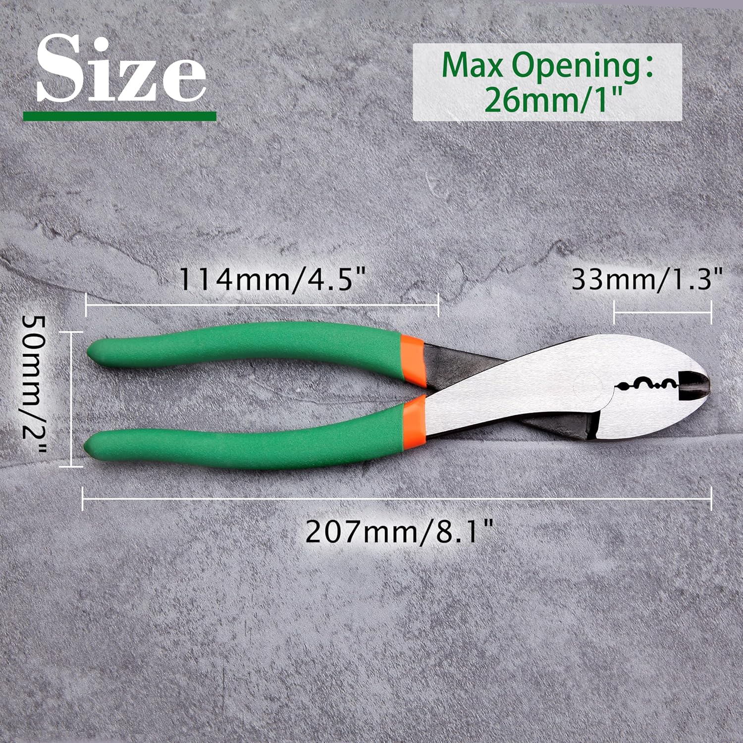 LEONTOOL Electrician'S Terminal Crimp Pliers with Cutter Wire Crimping Tools Cable Wire Electrical Cutter Crimper with PVC Handle Electrical Pliers for 10 to 22 AWG Terminals and Connectors image number 3