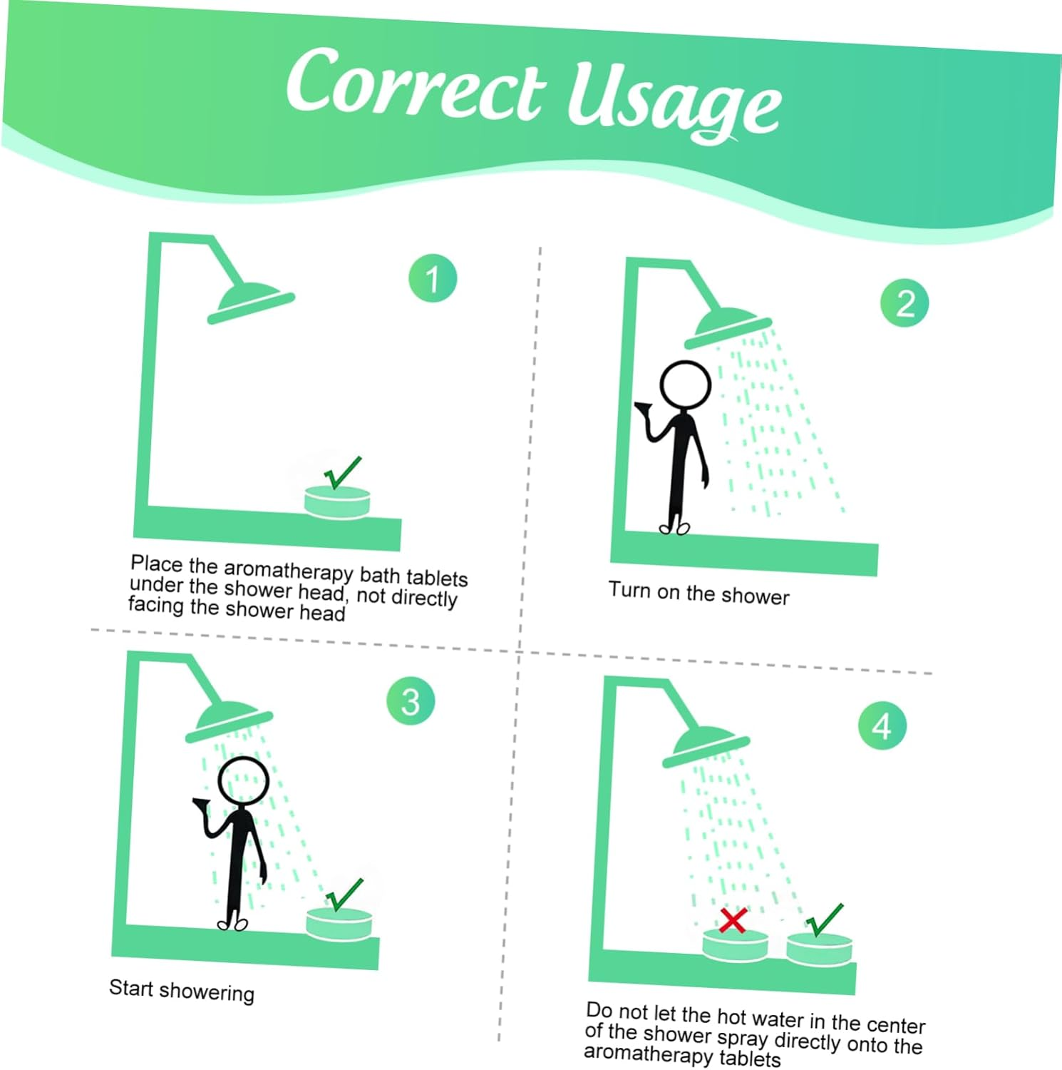 8Pcs Aromatherapy Shower Tablets Dried Flower Essential Oil Blend for Bath Sea Salt Aromatherapy Experience image number 6