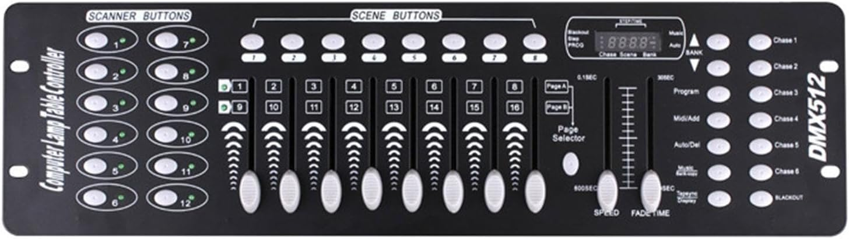 Kowaku Lighting Mixer Board Console Operator Console Controller Dmx 192 Dmx 512 DJ Light Controller for Djs Bars Moving Head Light image number 4