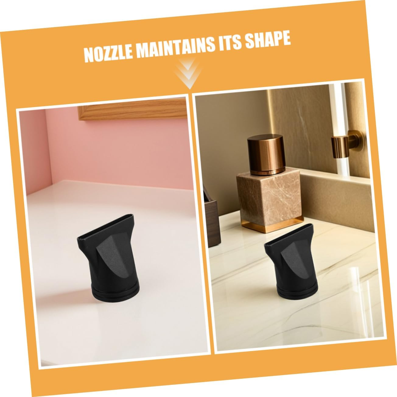 GAXIRE 6Pcs Hair Dryer Nozzle High Temperature Resistant Plastic Concentrator Attachments for Professional Salon Use Precision Airflow Control for Fast Drying and Enhanced Styling image number 4