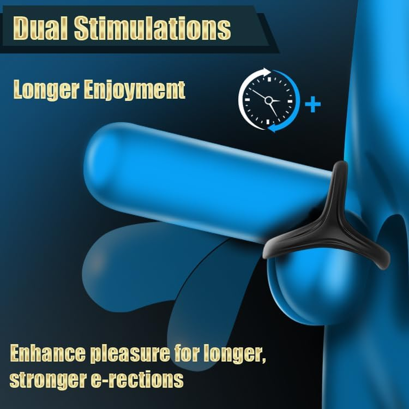 Soft Silicone Soft Ring Set for Men with 4 Different Sizes Delay Rings