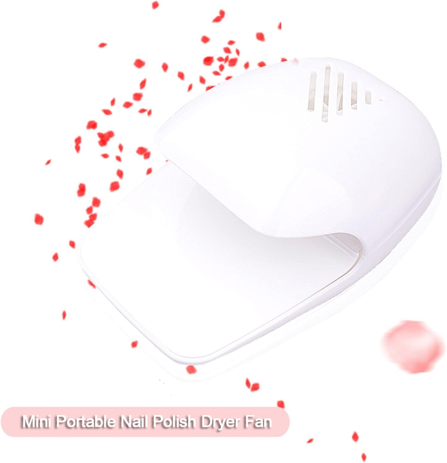 Tignapoo Mini Portable Nail Polish Dryer Fan Nail Art Drying Polish Blow Dryer Nail Cooler Nail Art Tool image number 5