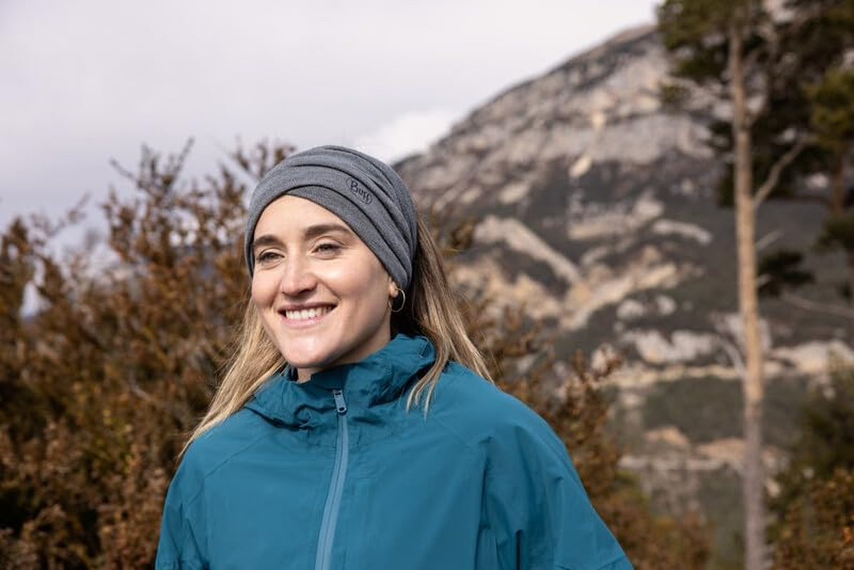 BUFF Lightweight Merino Wool Neck Gaiter 100% Ethically Sourced Wool, Versatile, Temperature Regulating Face Mask, Adult Size - Mok image number 6