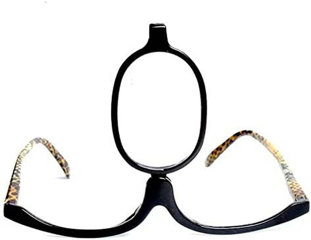 Make up Glasses Magnifying Fold Flip down Eye Makeup +1.5 +2.0 +2.5 +3.0 +3.5 image number 2