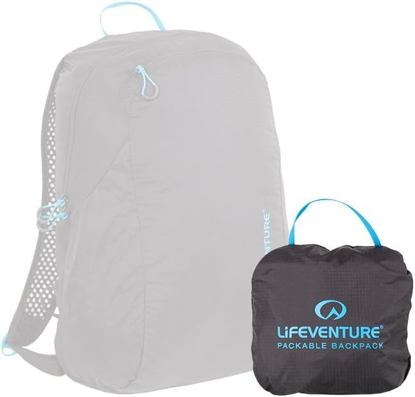 Lifeventure Ultra Lightweight Foldable Backpack Made from Recycled Fabrics, Small Hiking Rucksack, Durable Lightweight Packable Backpack for Outdoor Sport Travelling Walking Hiking Camping Biking image number 2