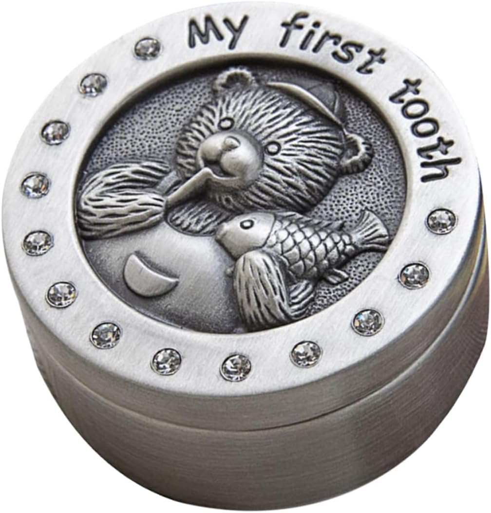 Tooth Storage Box Tooth Collection Organizer with Cartoon Design Boys and Sturdy Keepsake for Teeth Shower Present image number 5