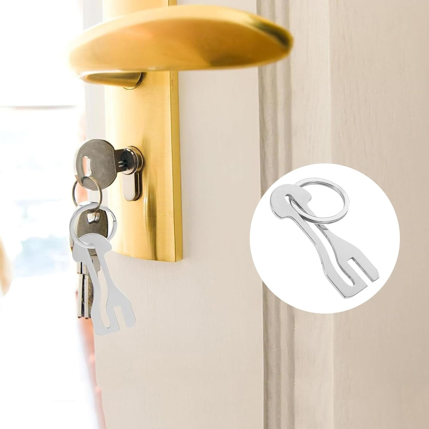 4Pcs Removable Shopping Trolley Token Key Coin Slot Aussie Shopping Trolley Token Master Key $1 Coin