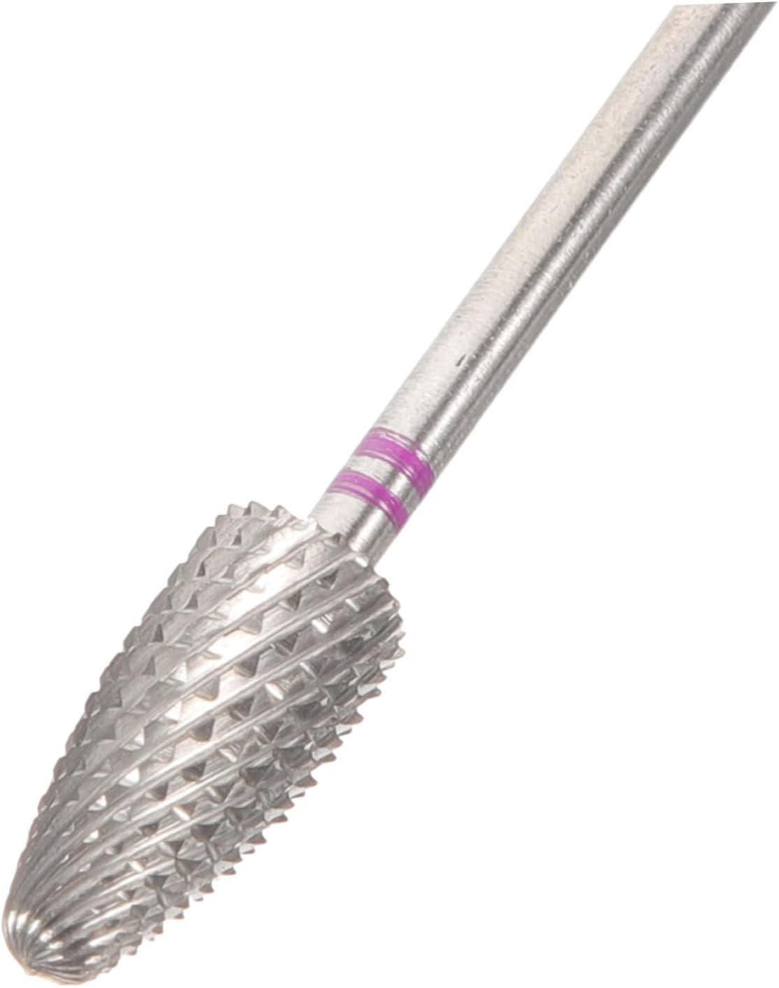 Tungsten Nail Drill Bit Cuticle Drill Bit Double-Ended 99# Purple Shape for Manicure Professional Salon Use image number 4